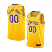 Maillot Los Angeles Lakers Personnalise Icon 2020-21 Jaune